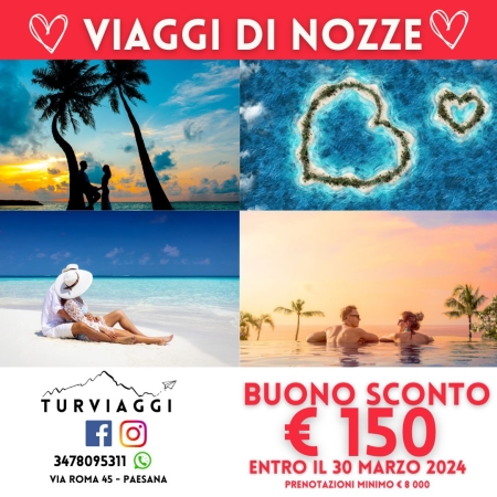 PROMO SPOSI DESTINAZIONI VIAGGI DI NOZZE