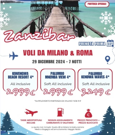 ZANZIBAR SPECIALE CAPODANNO