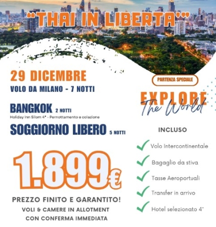 BANGKOK SPECIALE CAPODANNO