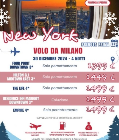 NEW YORK SPECIALE CAPODANNO