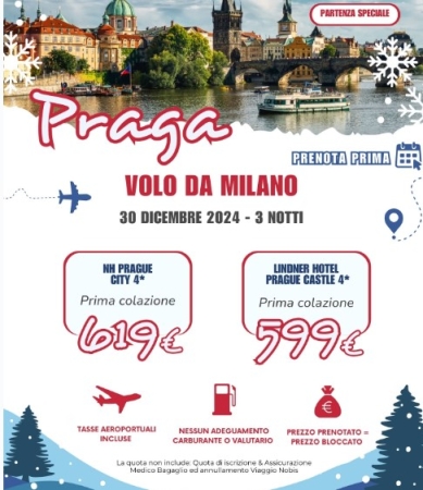 PRAGA SPECIALE CAPODANNO