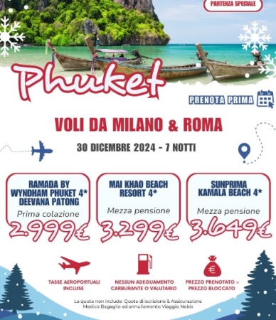 PHUKET SPECIALE CAPODANNO