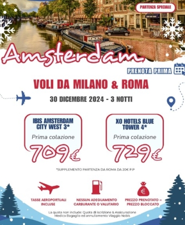 AMSTERDAM SPECIALE CAPODANNO