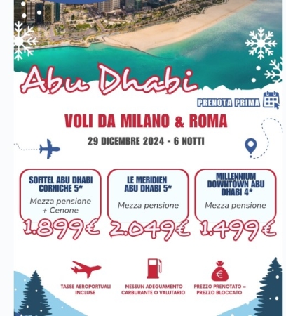 ABU DHABI SPECIALE CAPODANNO