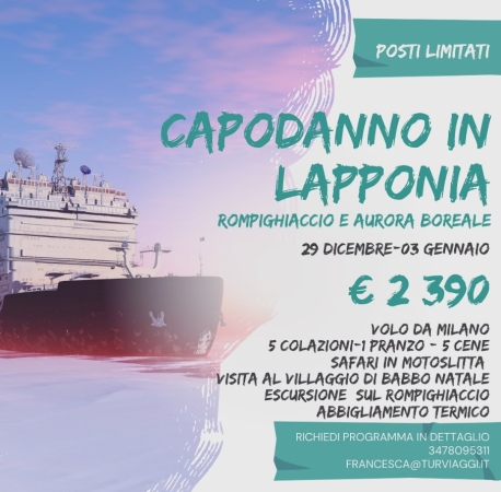 CAPODANNO IN LAPPONIA SPECIALE IL GRANDE NORD