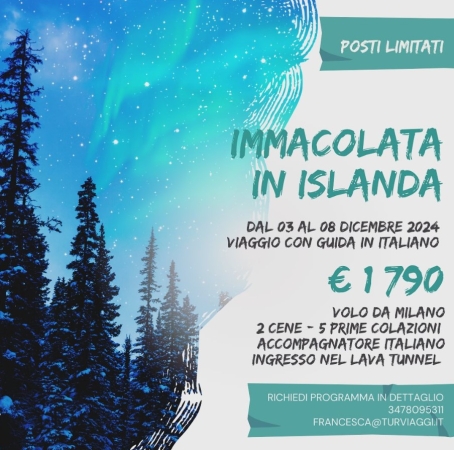 IMMACOLATA IN ISLANDA SPECIALE IL GRANDE NORD