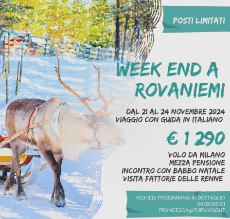 WEEK END A ROVANIEMI SPECIALE IL GRANDE NORD